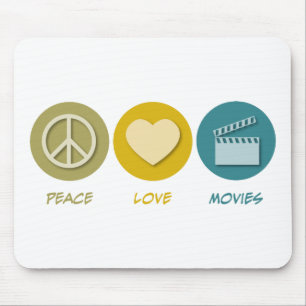 Mousepad Filmes do amor da paz