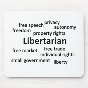 Mousepad Filosofia e valores do libertário