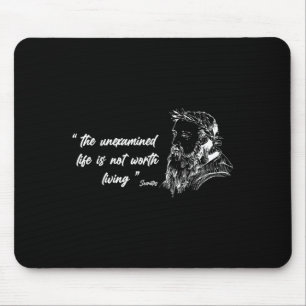 Mousepad Filosofia, famosos ícones, citações filosóficas, a
