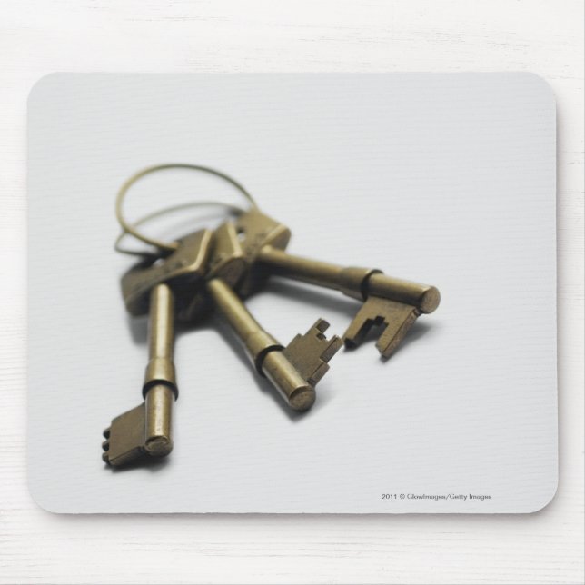 Mousepad Fim-acima de um grupo de chaves (Frente)