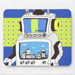 Mousepad Fim-acima de um robô