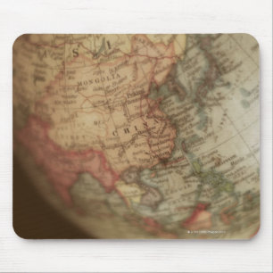 Mousepad Fim-acima do globo antigo 2