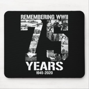Mousepad Fim Da 2ª Guerra Mundial 75º Aniversário 1945 2020