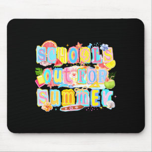Mousepad Fim das aulas para o verão feliz último dia de esc