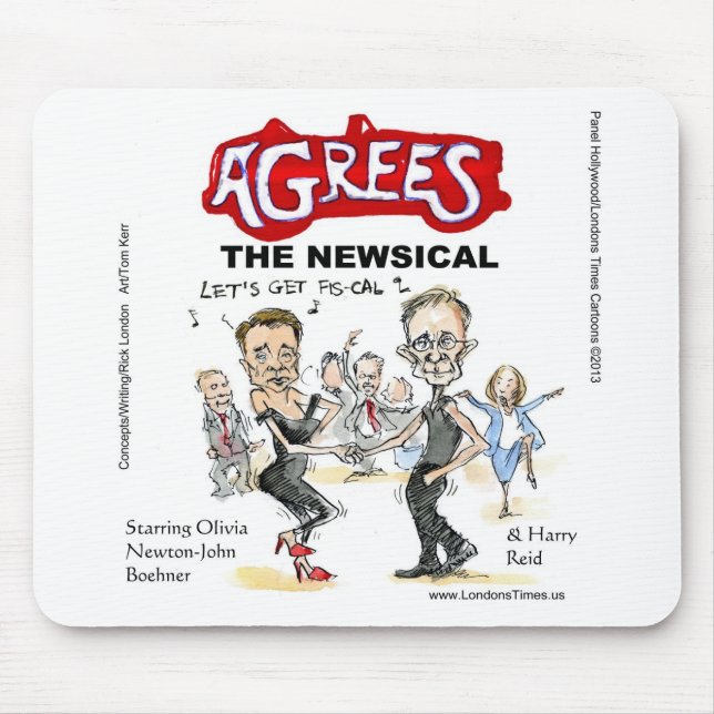 Mousepad Fim de Camisetas e cartões de presentes engraçados (Frente)