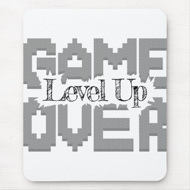 Mousepad Fim de Jogo: Restaure a Diversão Clássica, Suba de (Frente)