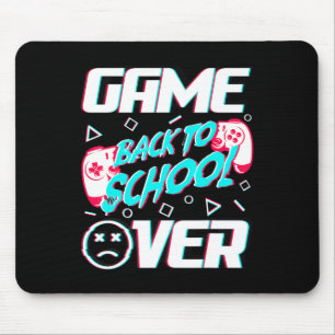 Mousepad Fim de Jogo Volta às Aulas Primeiro Dia de Aula En