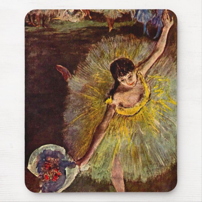 Mousepad Fim de uma Arabesque por Edgar Degas, Ballet Antig (Frente)