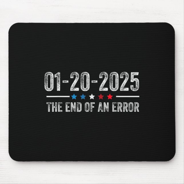 Mousepad Fim De Uma Inauguração De Janeiro De 20 De Janeiro (Frente)