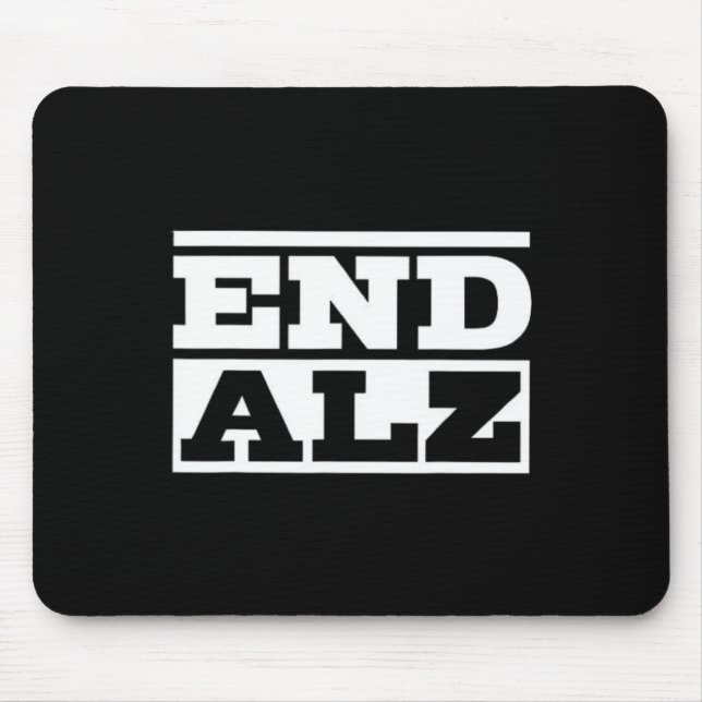 Mousepad Fim do Heimer Heimerheimer: consciência do cérebro (Frente)