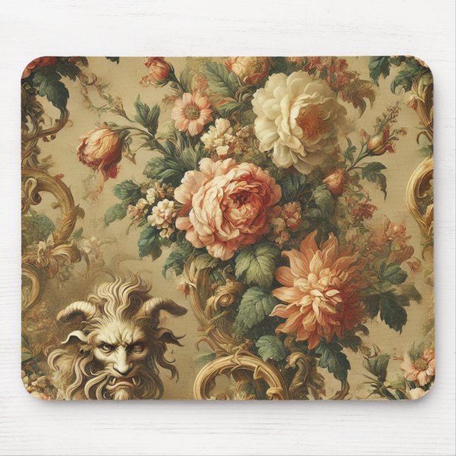 Mousepad Fim do Ouro - Floral Gótico (Frente)
