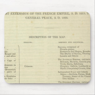Mousepad Fim do Plano Geral de Paz 1828 AD