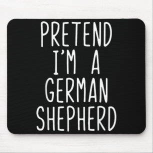 Mousepad Fingir Fantasia de Cachorro Pastor Alemão Hallowee