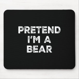 Mousepad Fingir Que Sou Um Urso Preguiçoso Fantasia de Hall