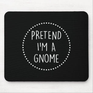 Mousepad Fingir Um Figurino Gnomo De Halloween