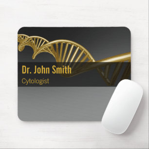 Mousepad Fio de DNA Ouro Profissional Luxo Médico