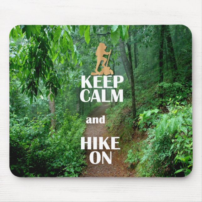 Mousepad Fique calmo e caminhe (Frente)