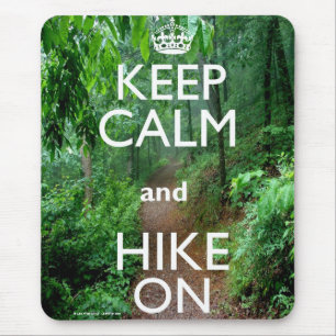 Mousepad Fique calmo e caminhe