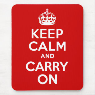 Mousepad Fique calmo e continue ligado