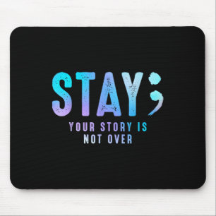Mousepad Fique com a sua história não é sobre prevenção de