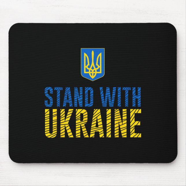 Mousepad Fique Com a Ucrânia - Força Ucraniana (Frente)