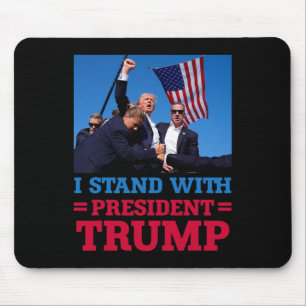Mousepad Fique Com O Presidente Trump Após O Tiro Em H