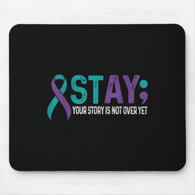 Mousepad Fique Com Sua História Não Acabou Ainda A Prevençã (Frente)