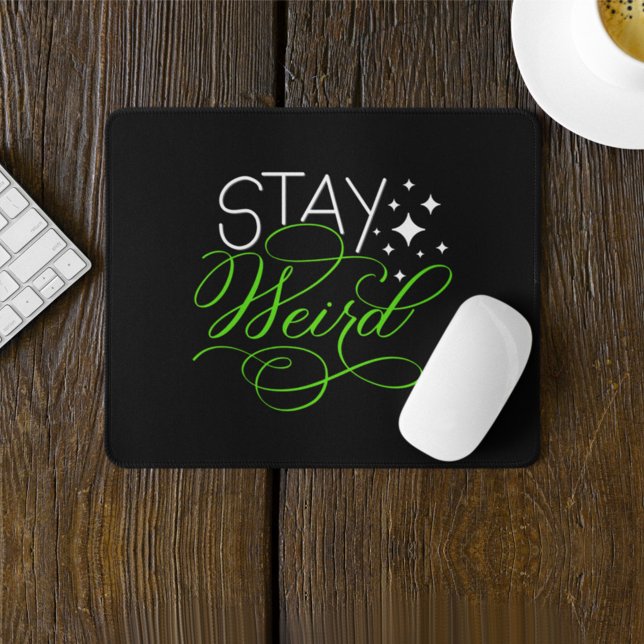 Mousepad Fique Esquisito Geek, Introvertido, Nerd (Criador carregado)