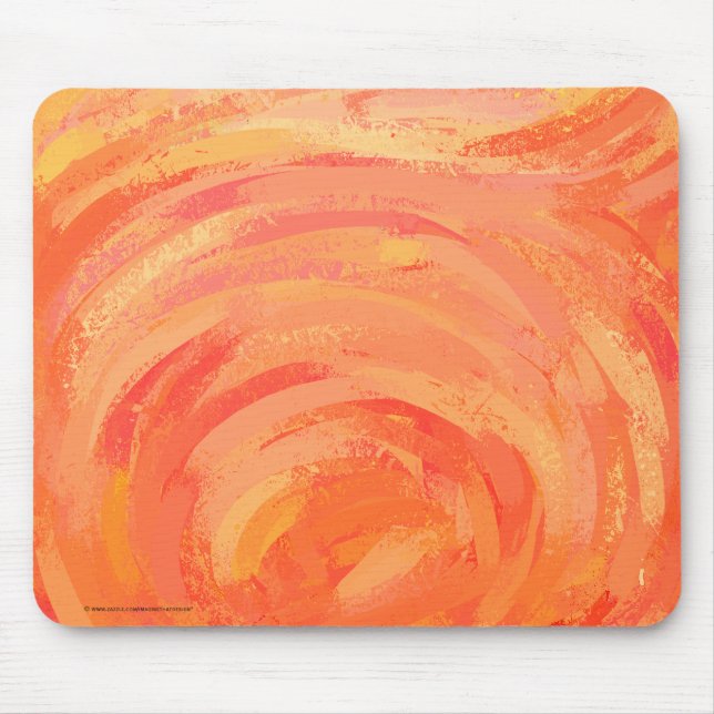 Mousepad Fire Lake Orange Swirl (Frente)