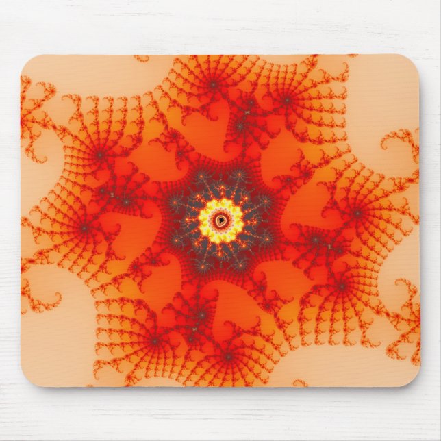 Mousepad Fire Web - Arte Fractal (Frente)