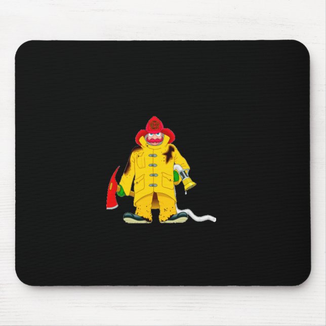 Mousepad Firefighter Smoke Alarms Dont Save Lives  (Frente)