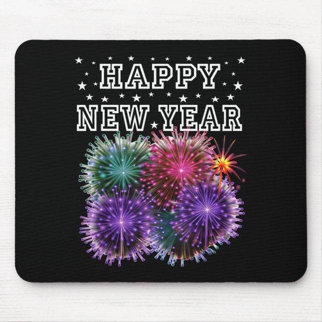 Mousepad Fireworks New Year's Eve Party  (Frente)