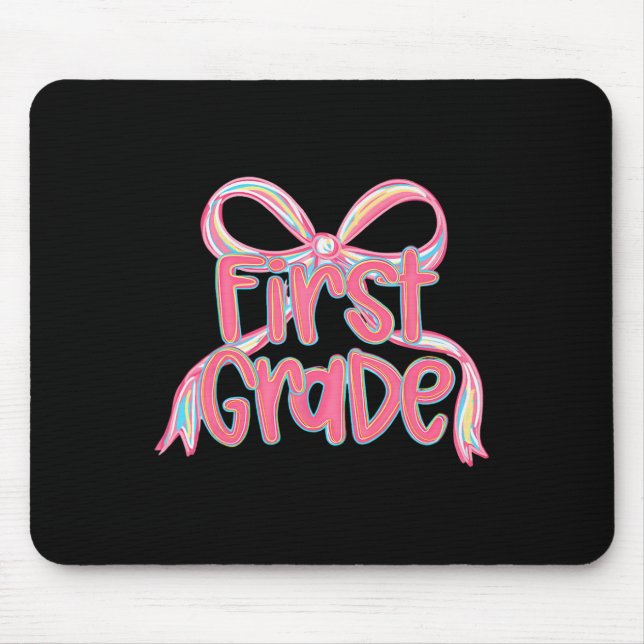 Mousepad First Day Of First Grade Floral Bundle For Teacher (Frente)