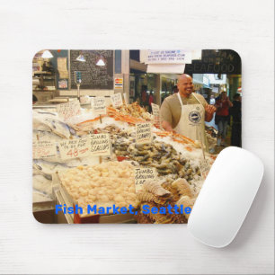 Mousepad Fish Market Seattle Washington