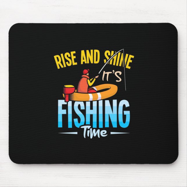 Mousepad Fisher É Tempo De Pesca (Frente)