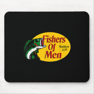 Mousepad Fishers Of Men Matthew 4-19 Bíblia Christian Fishi