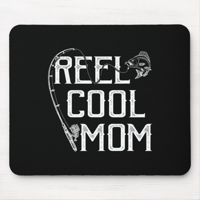 Mousepad Fishing Lover Gift Reel Cool Mom Fisher Price Lovi (Frente)