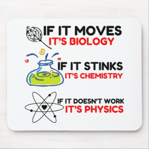 Mousepad FÍSICA DE QUÍMICA DE BIOLOGIA DA Ciência