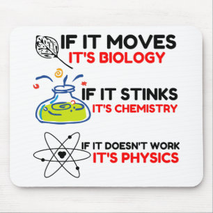 Mousepad FÍSICA DE QUÍMICA DE BIOLOGIA DA Ciência