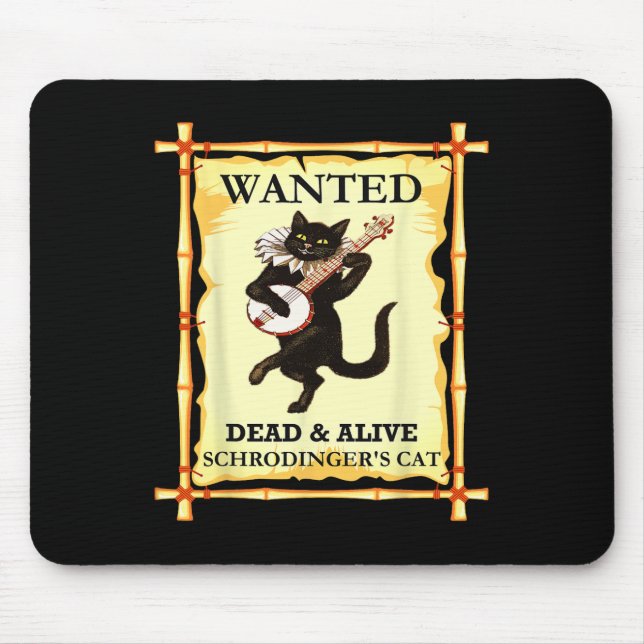Mousepad Física quântica de Schrodinger (Frente)