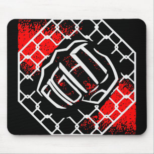 Mousepad Fist de Combinação de Gaiolas MMA #USAPatriotGra