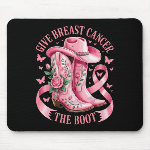 Mousepad Fita Cor-de-Fita Rosa Flórida Boots Dá Cance À Mam