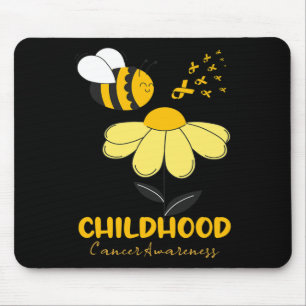 Mousepad Fita da Consciência do Cancer Infantil para Man Wo