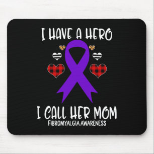 Mousepad Fita de Consciência Eu Tenho Herói Chamando-A Mãe