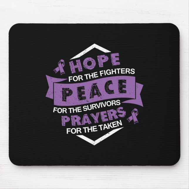 Mousepad Fita de Sensibilização do câncer de pâncreas (Frente)