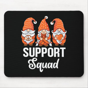 Mousepad Fita laranja Gnomos apoiam sobreviventes da Leucem