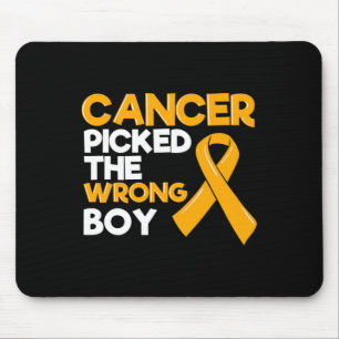 Mousepad Fita Menino Câncer Infantil Tumor Pediatra