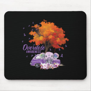 Mousepad Fita Roxa de Conscientização sobre Superose Vício