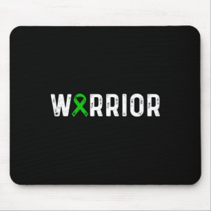 Mousepad Fita Verde de Consciência do Guerreiro da Doença