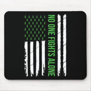Mousepad Fita Verde de Consciência sobre Saúde